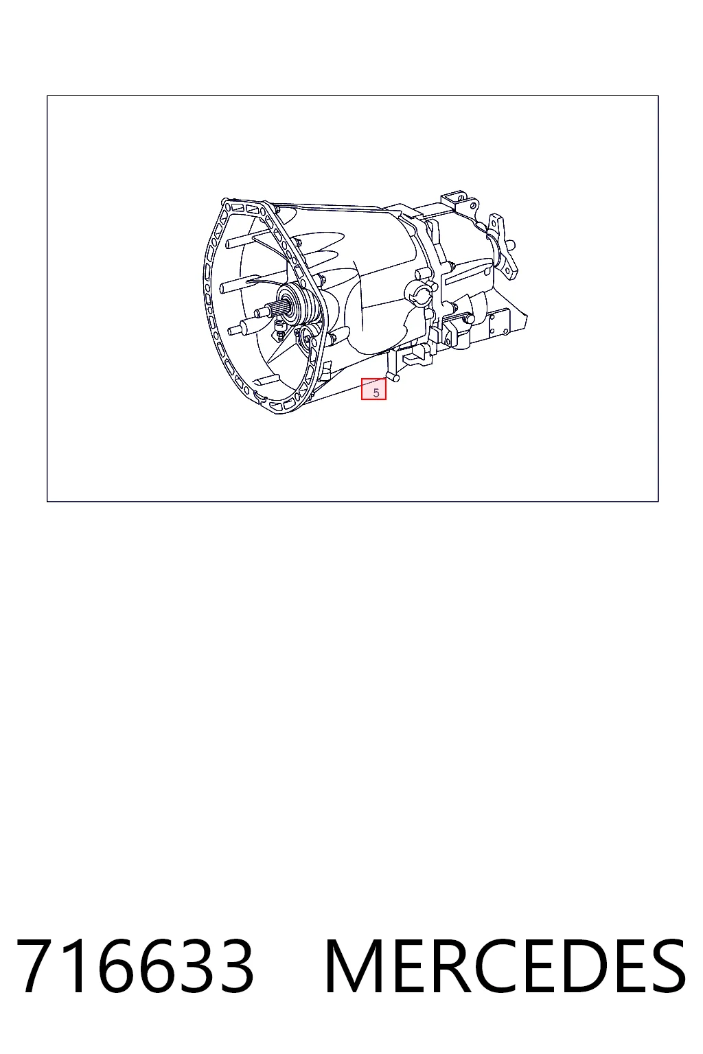 716633 Mercedes КПП в сборе