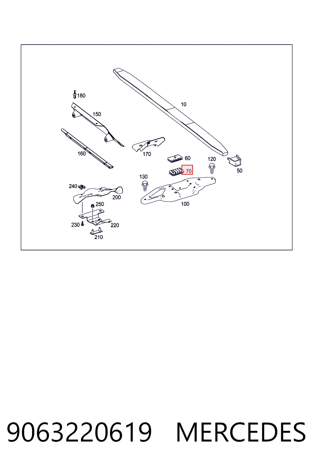 9063220619 Mercedes Отбойник передней рессоры