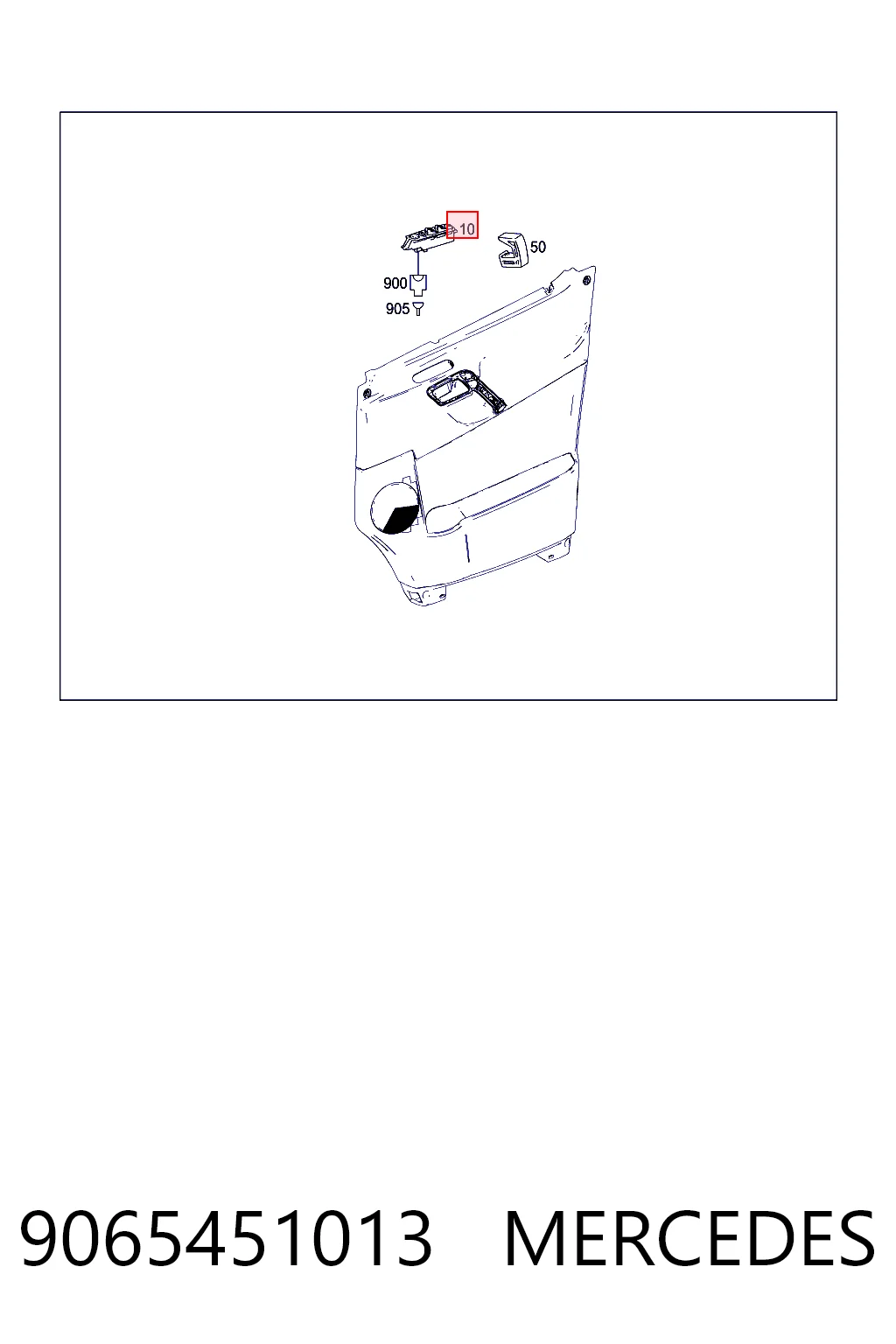9065451013 Mercedes Кнопки переднего левого стекло подъёмника