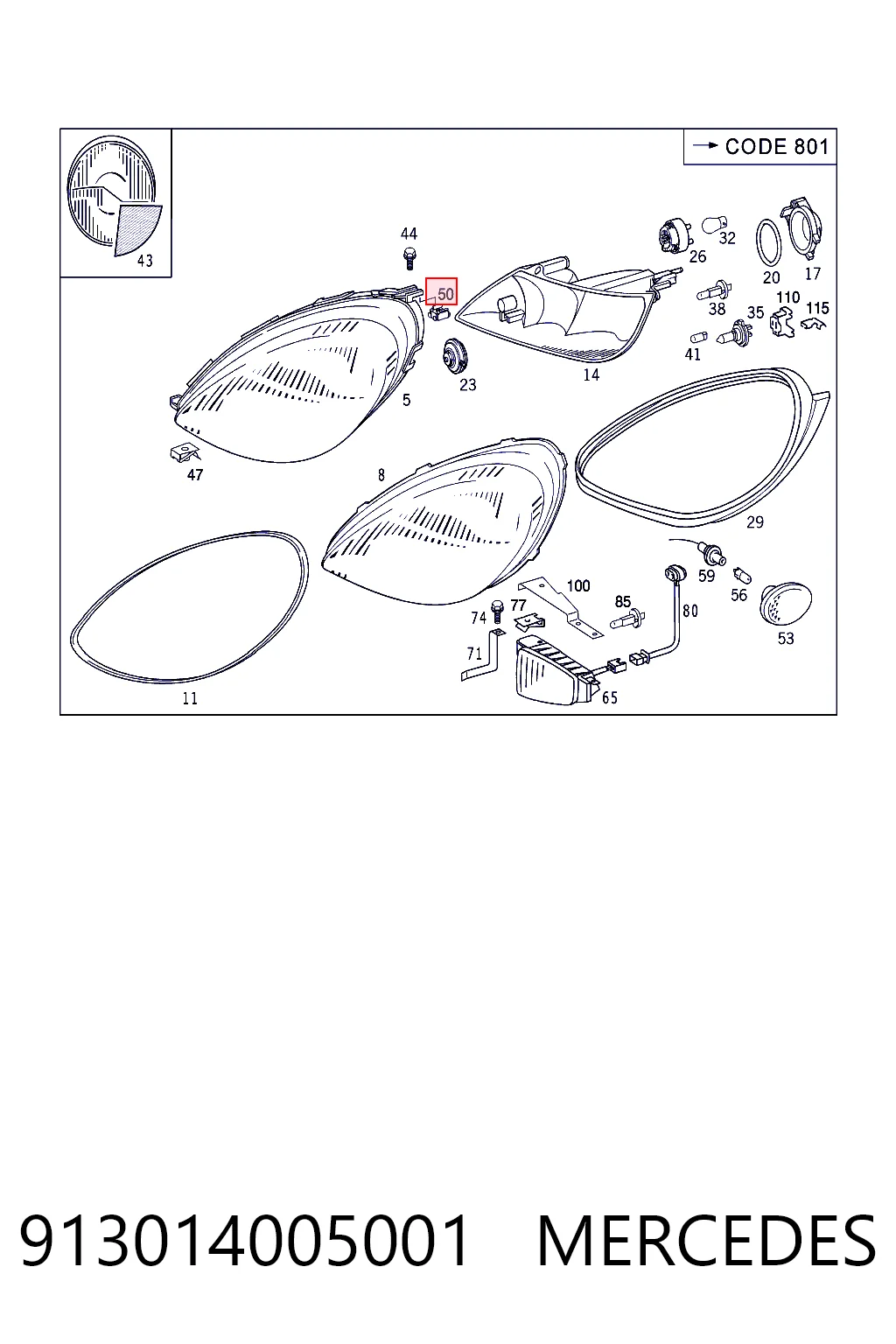 913014005001 Mercedes