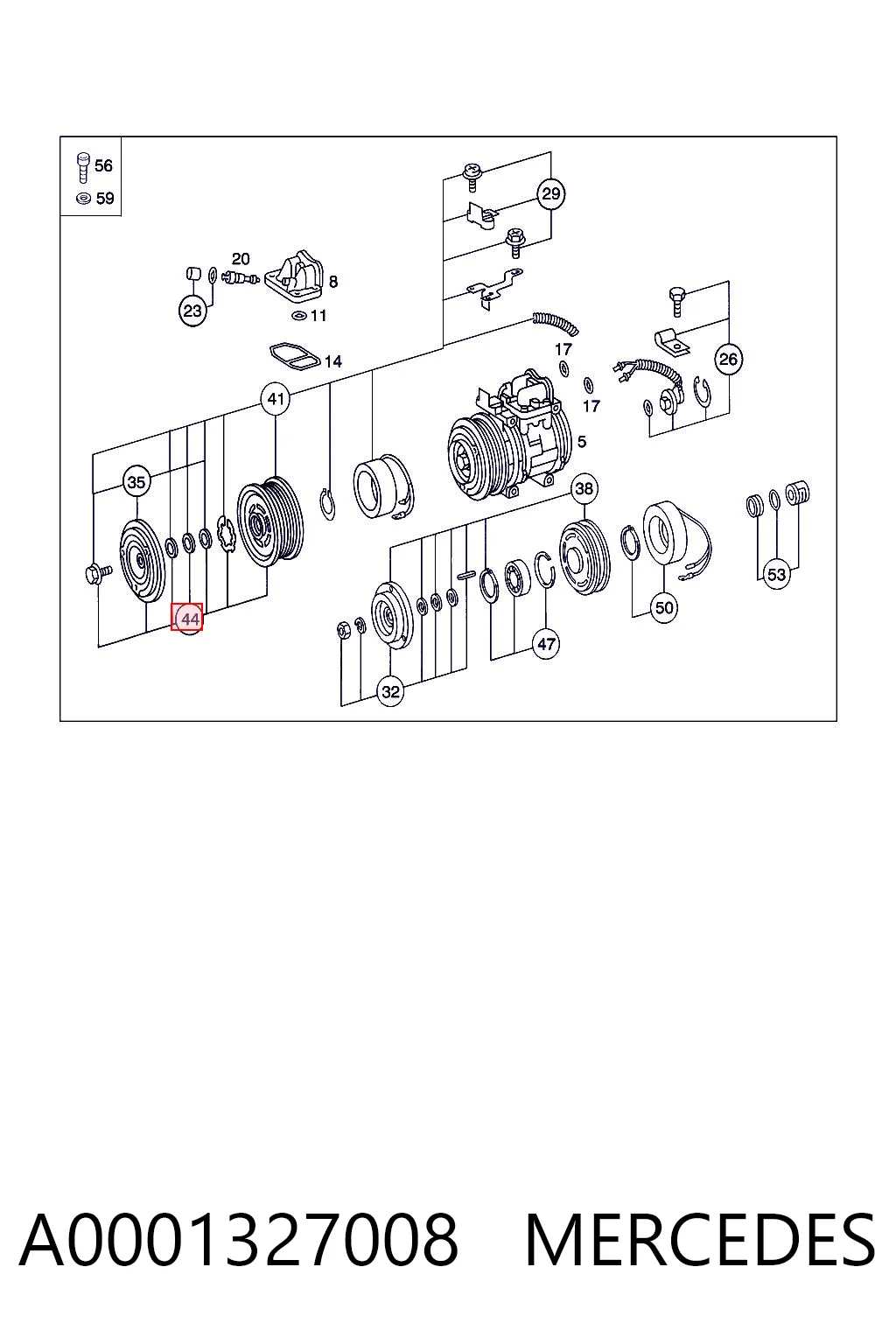A0001327008 Mercedes