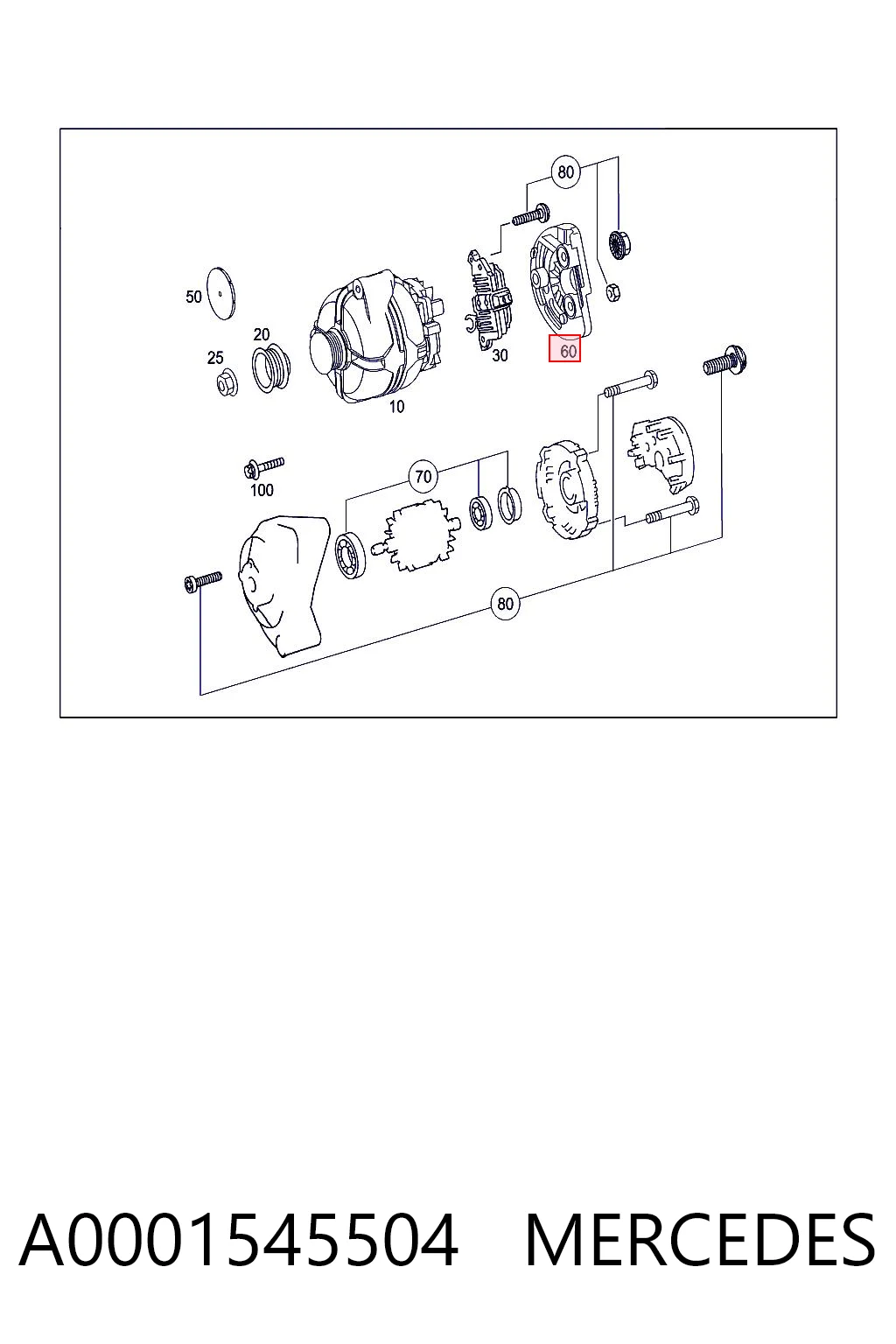 A0001545504 Mercedes
