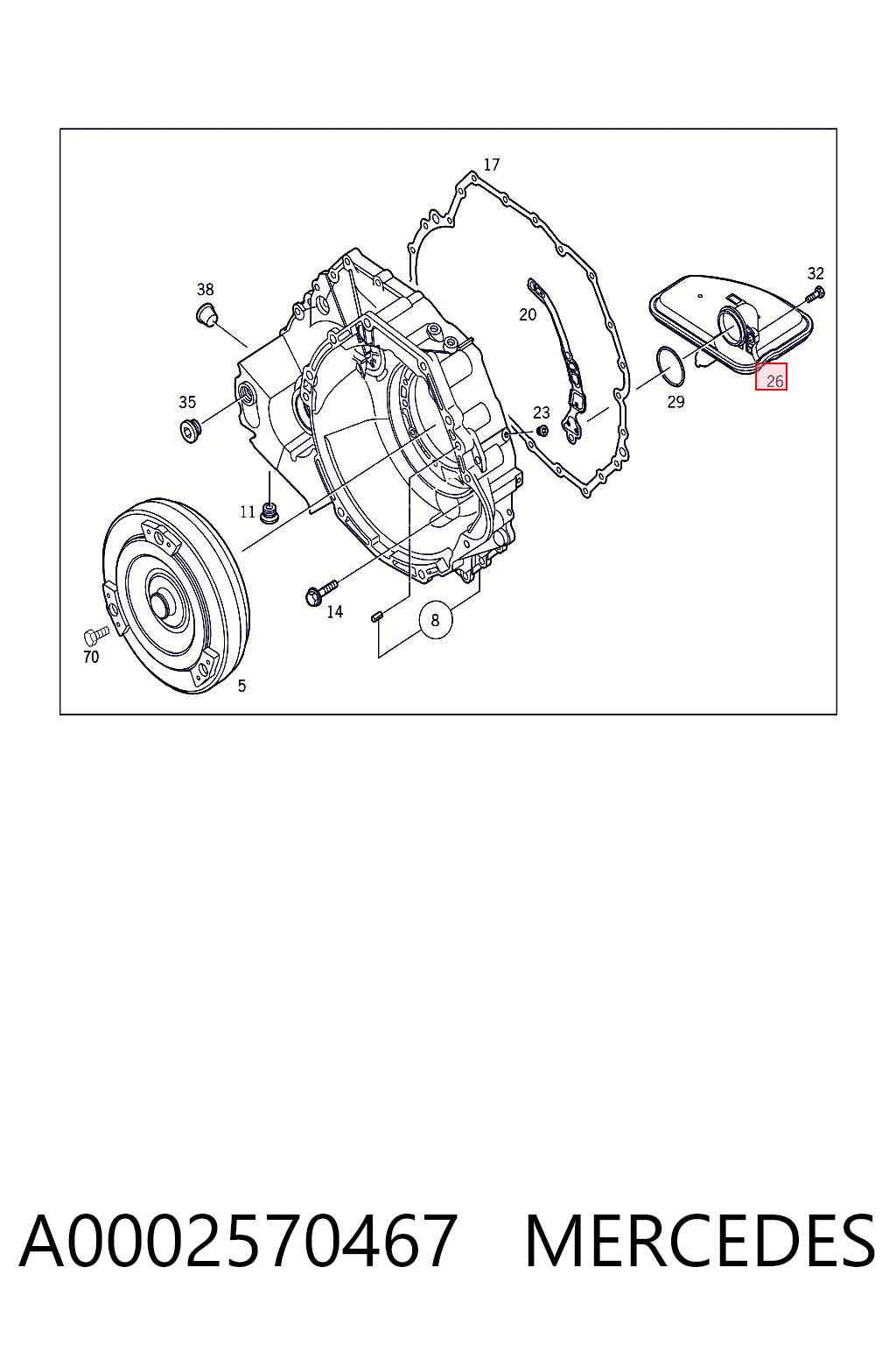 501315183 ZF Parts Масляный фильтр АКПП