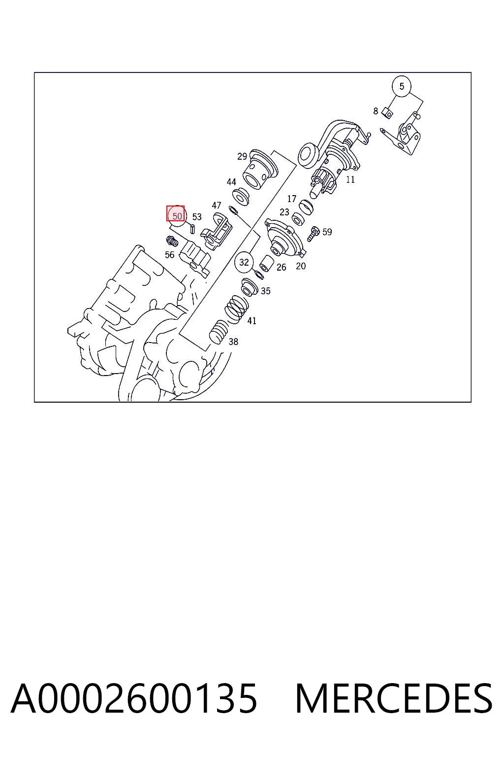 A0002600135 Mercedes