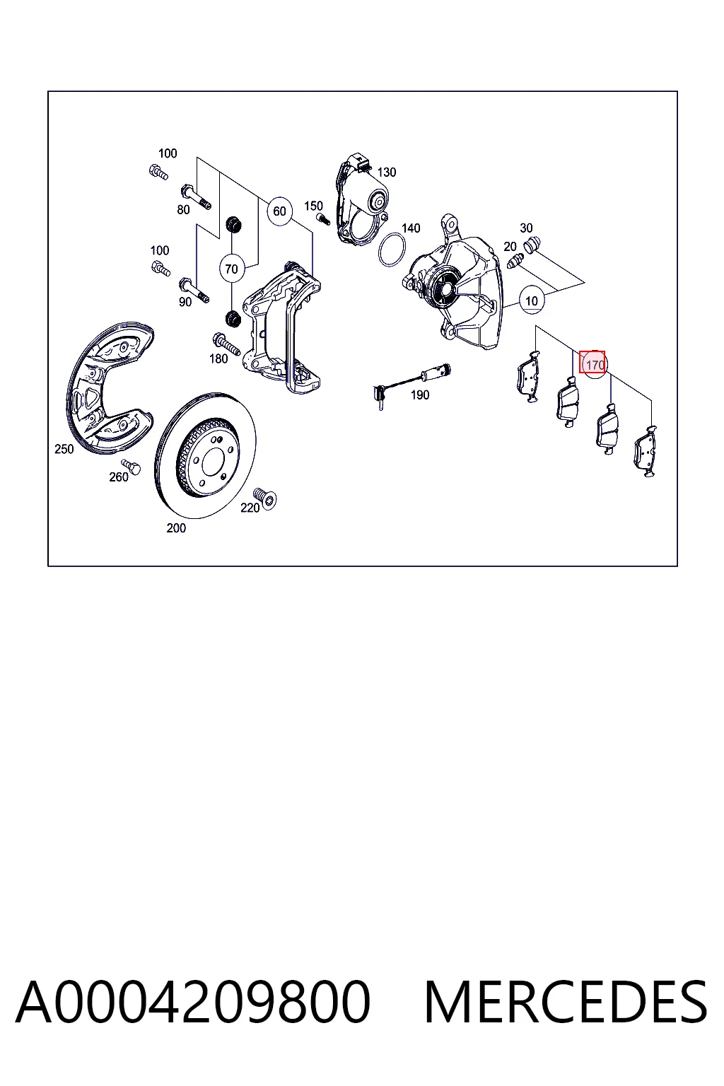 A0004209800 Mercedes