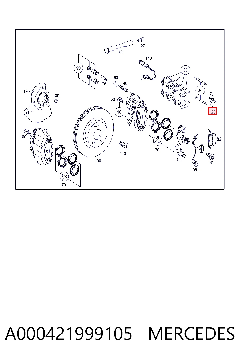 Комплект пружинок крепления дисковых колодок, передних Fiat/Alfa/Lancia K68203108AA цена, от 8.22 USD