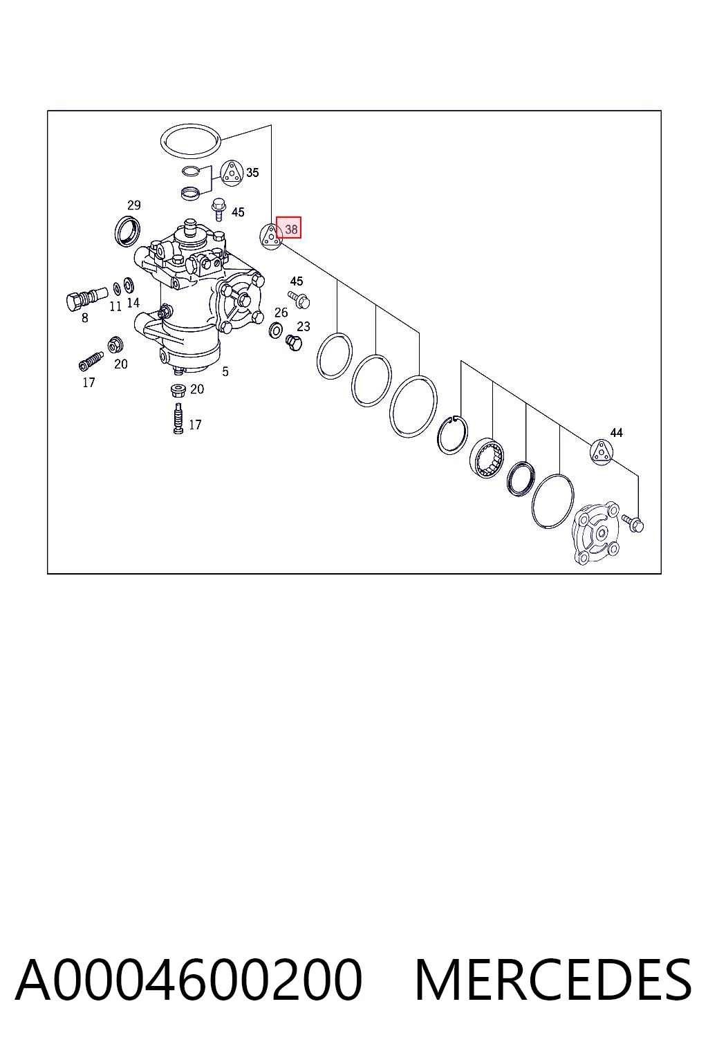 A0004600200 Mercedes