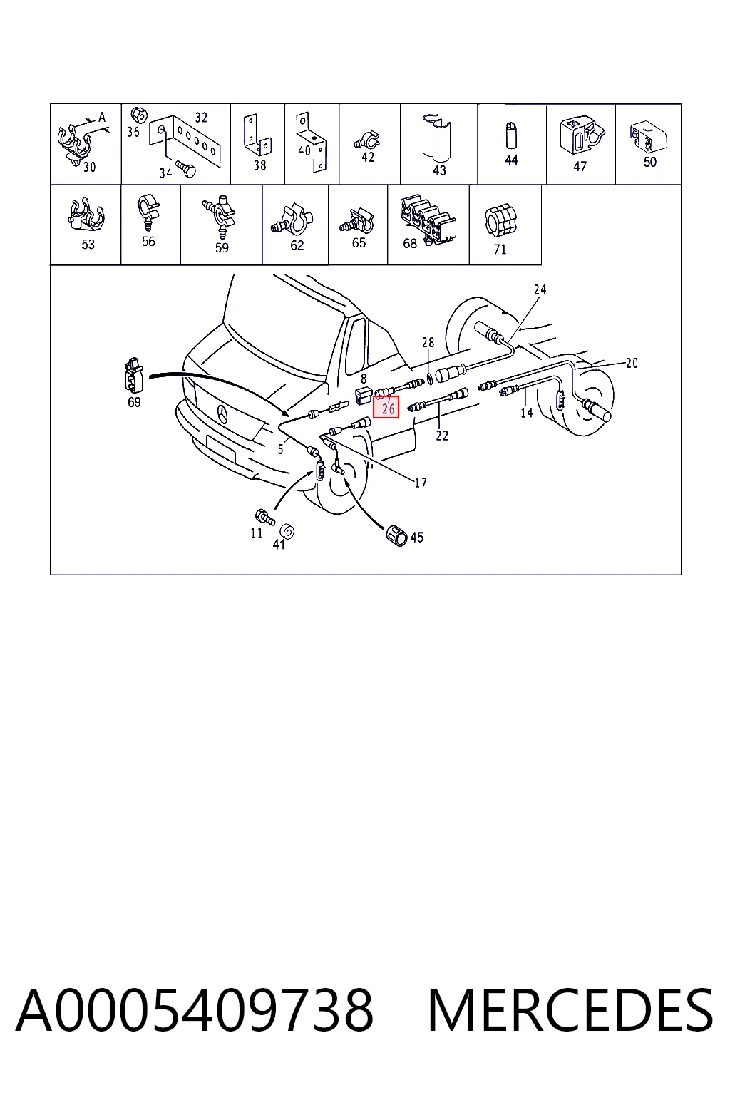 A0005409738 Mercedes