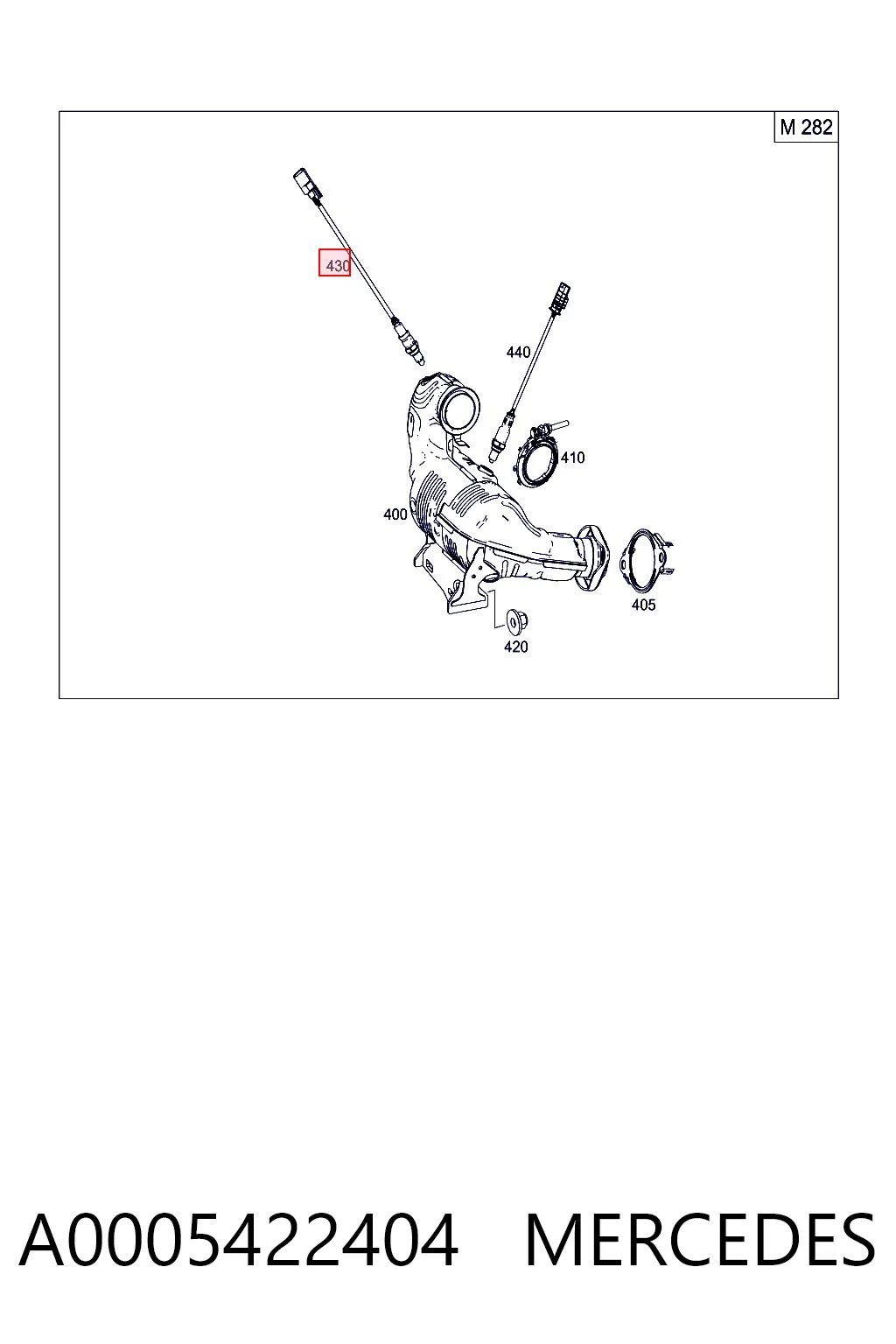 A0005422404 Mercedes 