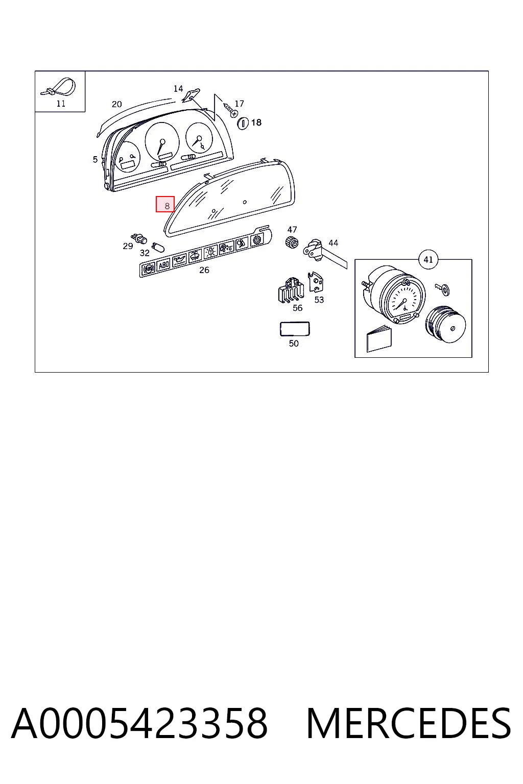 A0005423358 Mercedes