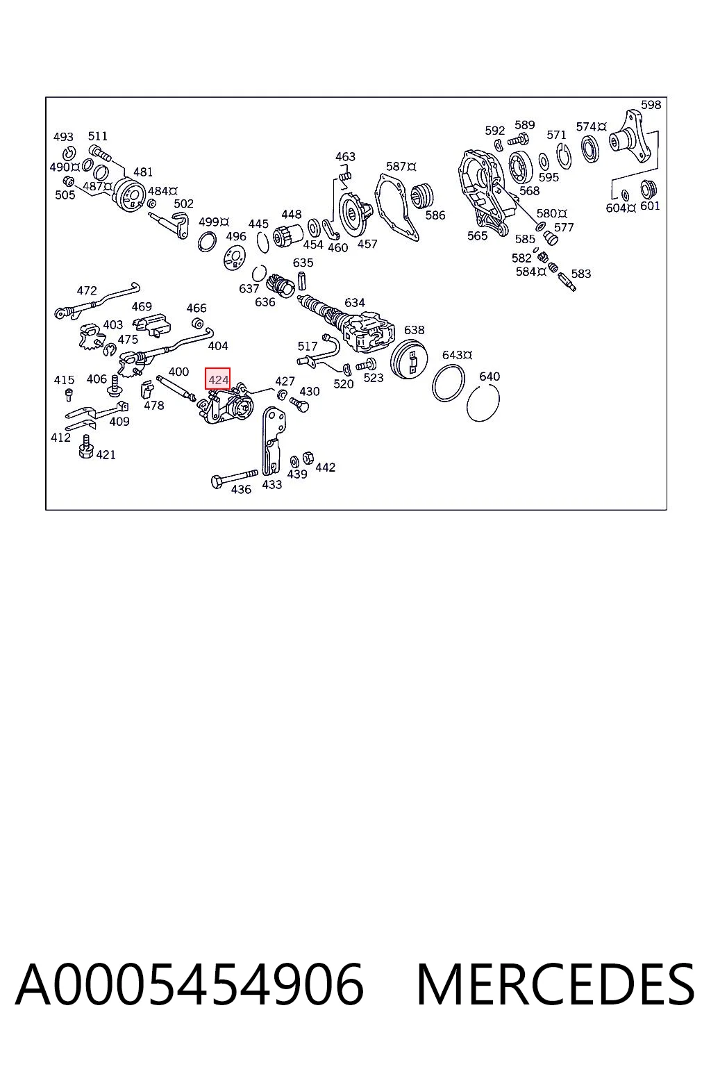 A0005454906 Mercedes