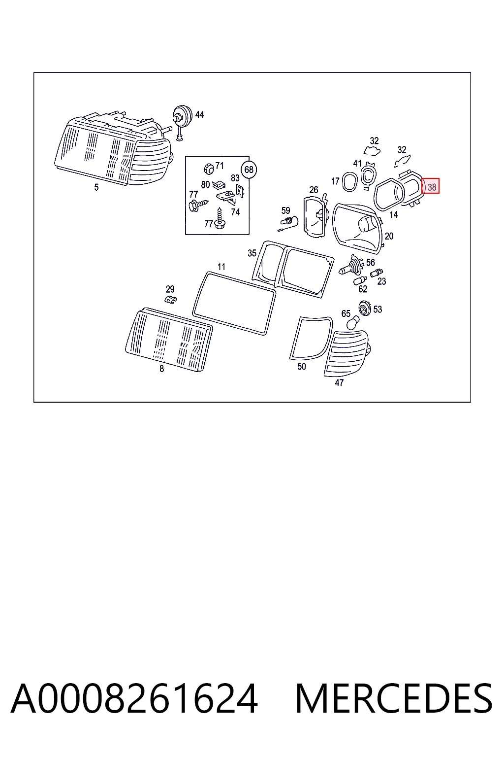 A0008261624 Mercedes