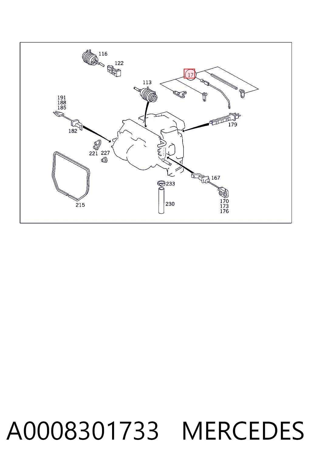 A0008301733 Mercedes