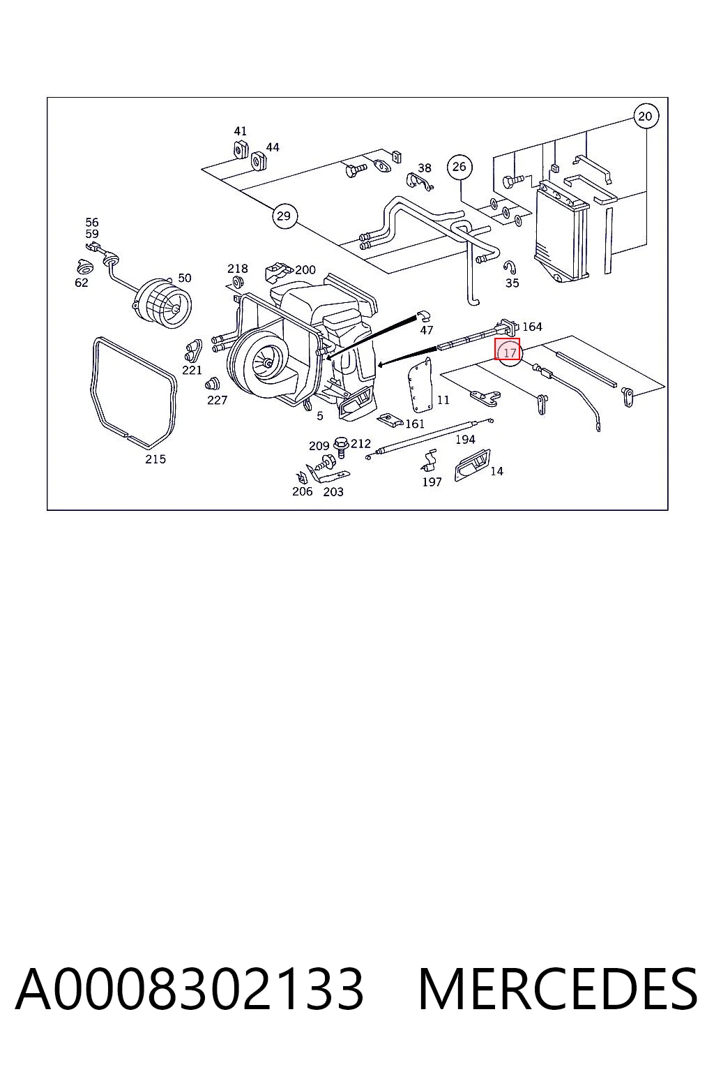 A0008302133 Mercedes