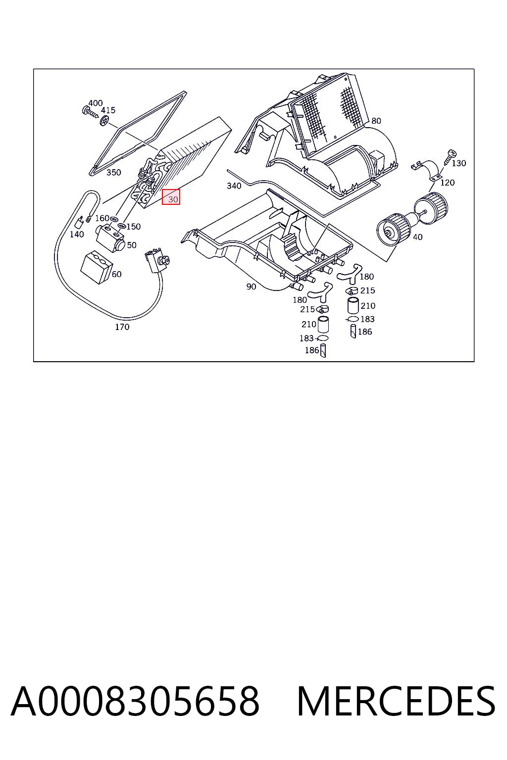 A0008305658 Mercedes