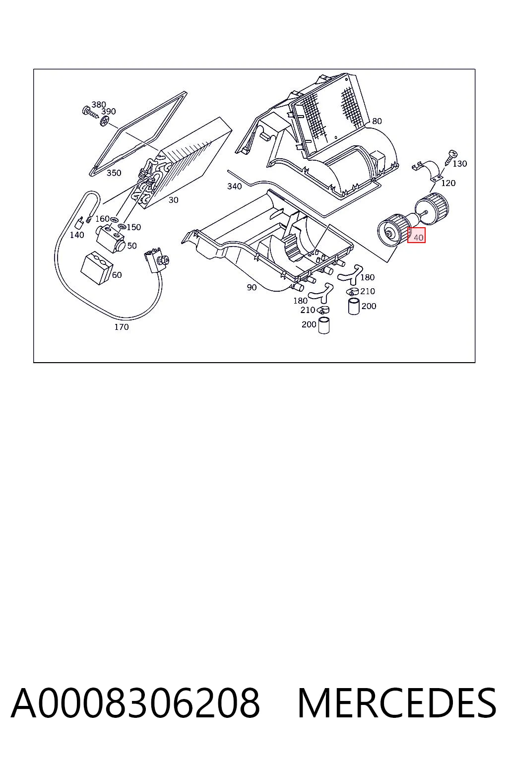 A0008306208 Mercedes