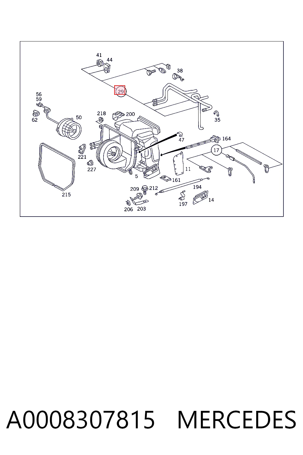 A0008307815 Mercedes