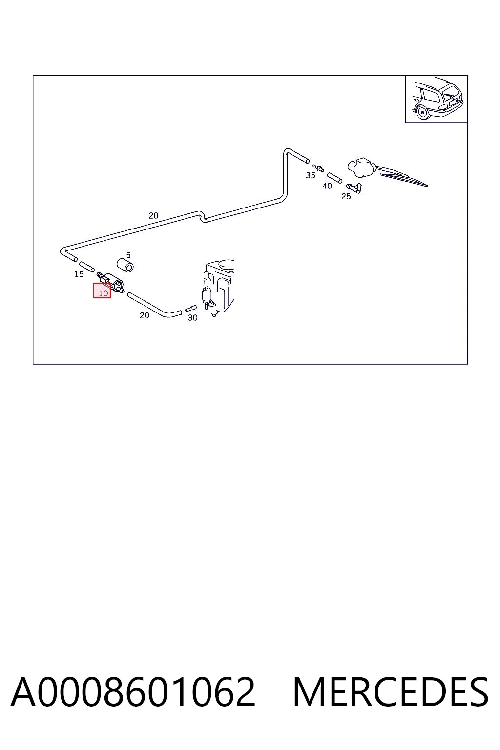A0008601062 Mercedes 
