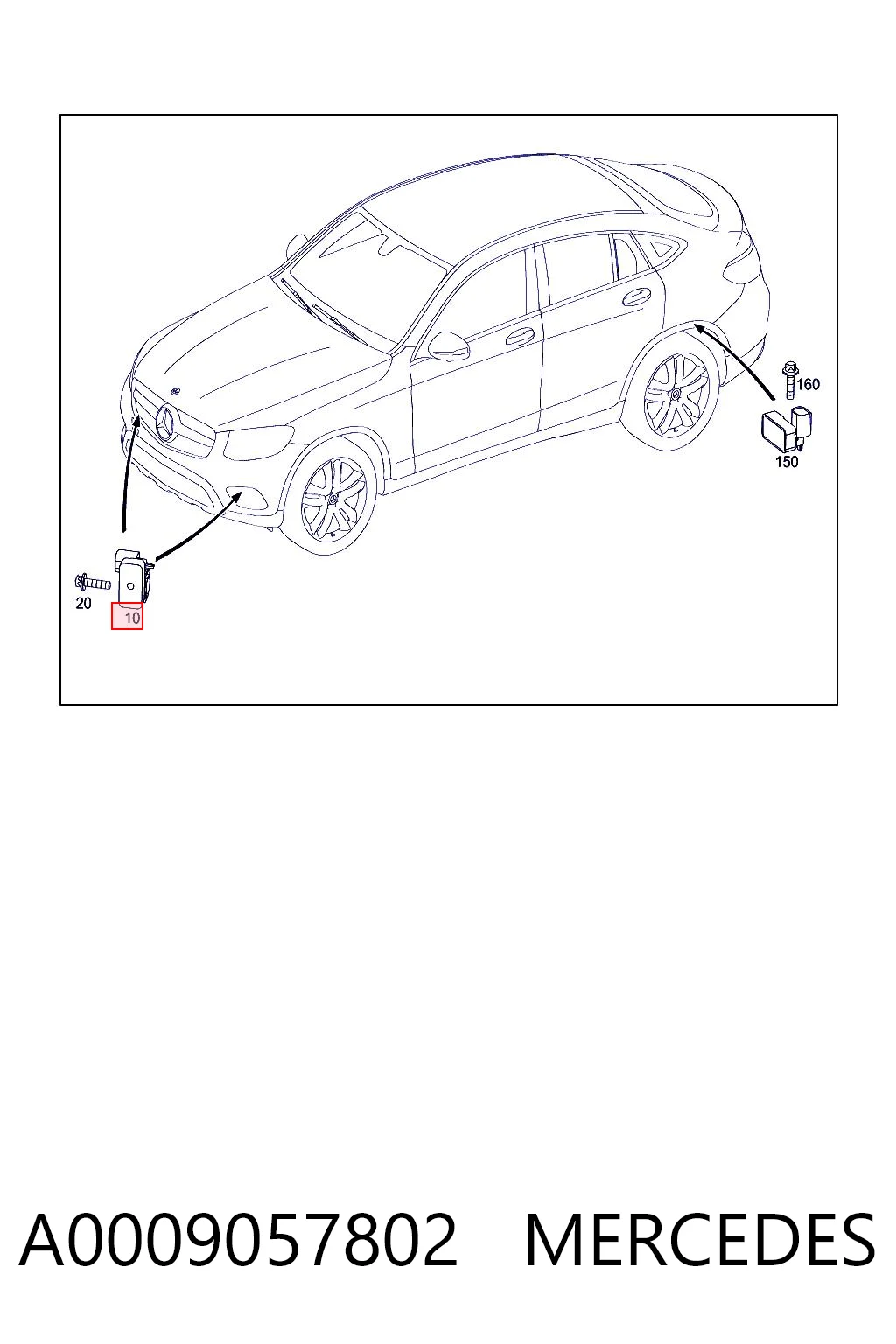 Купить V30720386 Vemo Датчик продольного ускорения