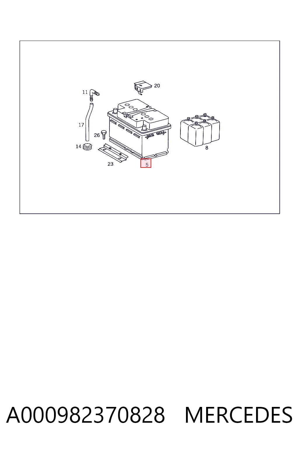 Аккумулятор 7711355486 Renault (RVI)