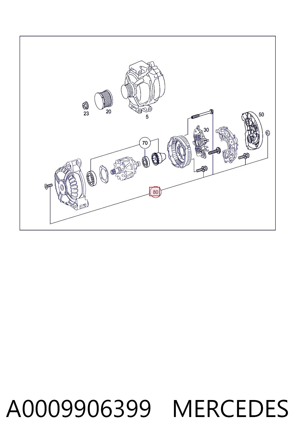 A0009906399 Mercedes