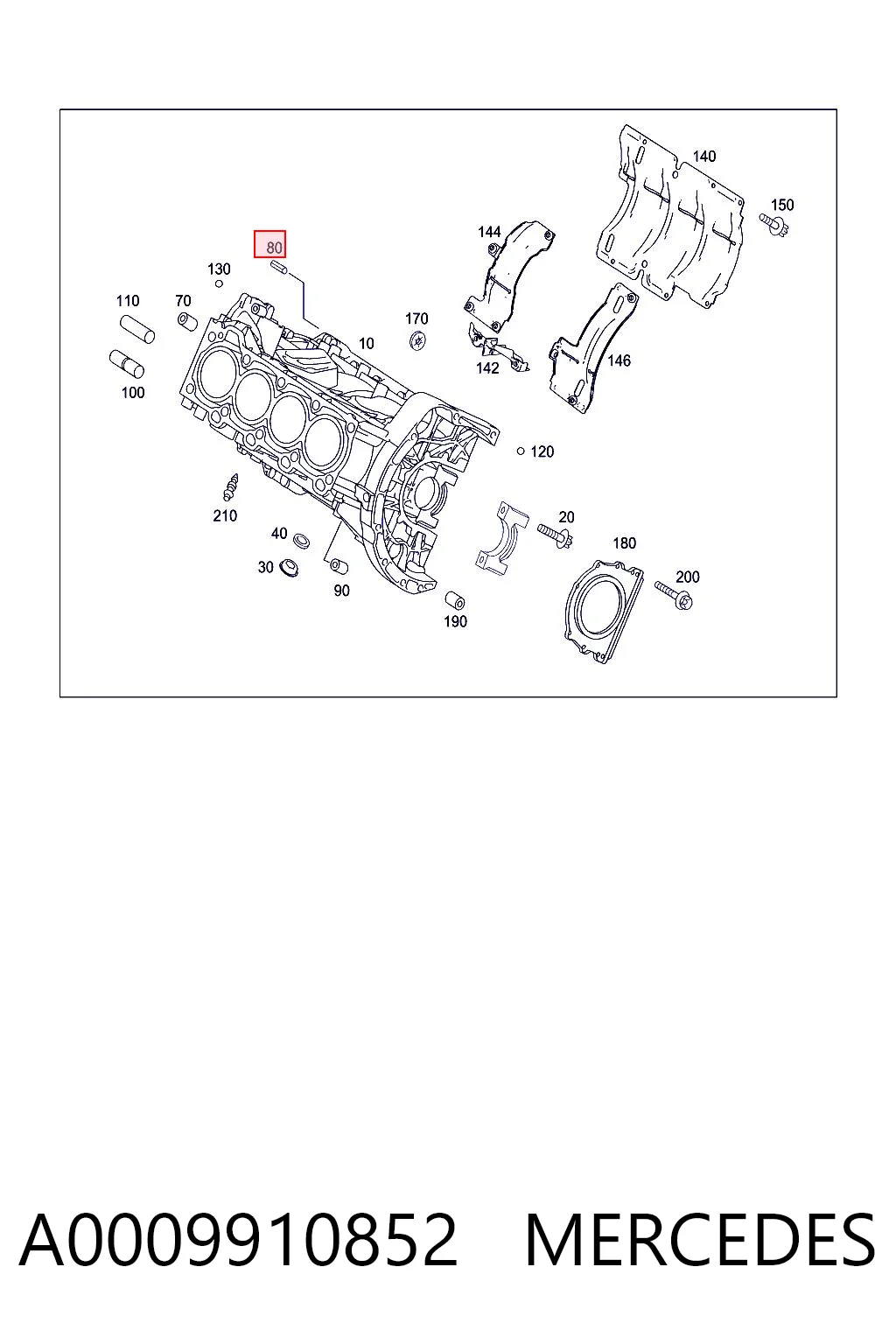 A0009910852 Mercedes