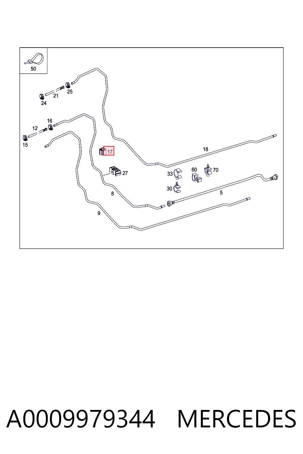 A0009979344 Mercedes