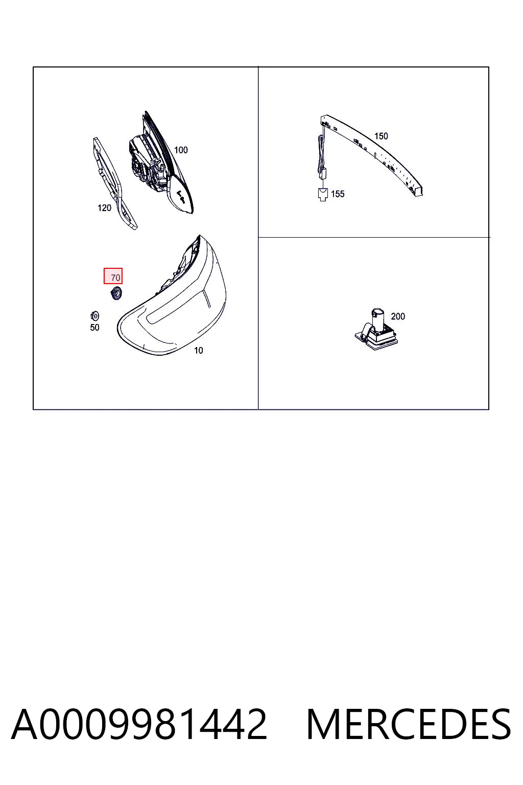 A0009981442 Mercedes