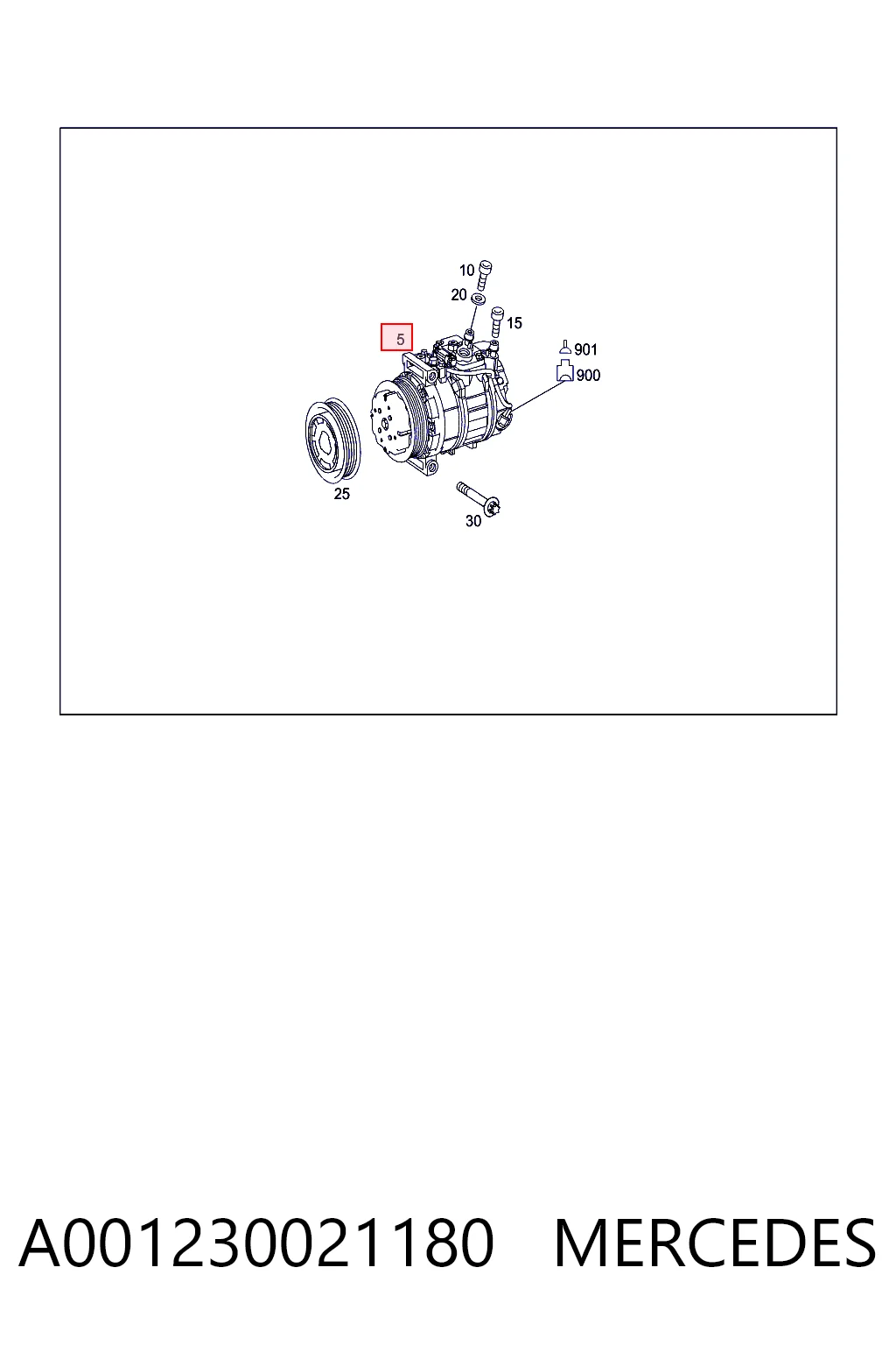 Насос кондиционера Denso 4711467