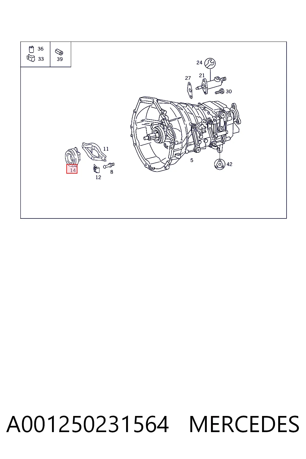 Подшипник скольжения сцепления DAF ACU9199 цена, от 21.96 USD