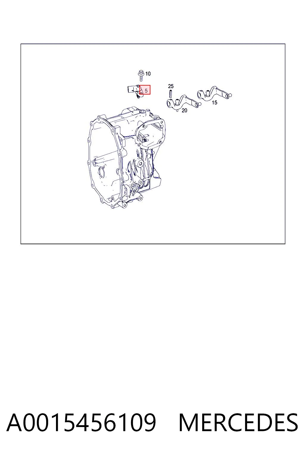 A0015456109 Mercedes Датчик включения фонарей заднего хода