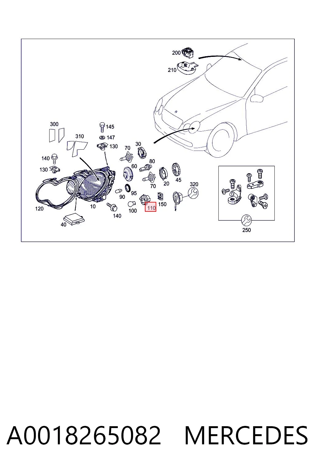 A0018265082 Mercedes