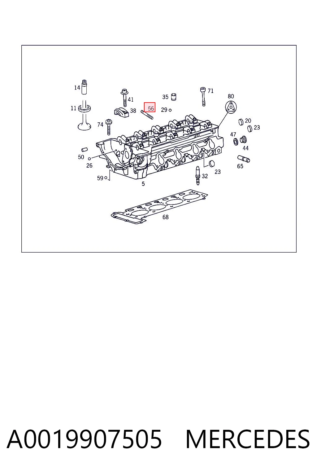 A0019907505 Mercedes