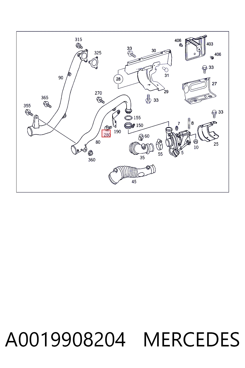  Mercedes A910143010009