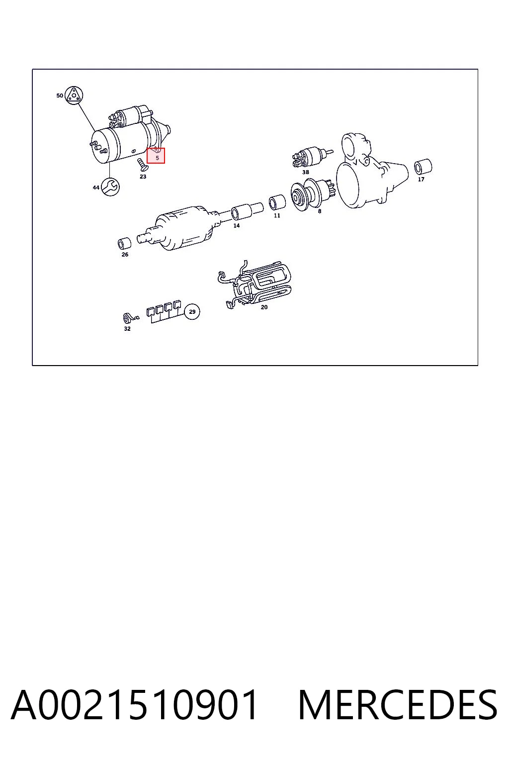 A0021510901 Mercedes