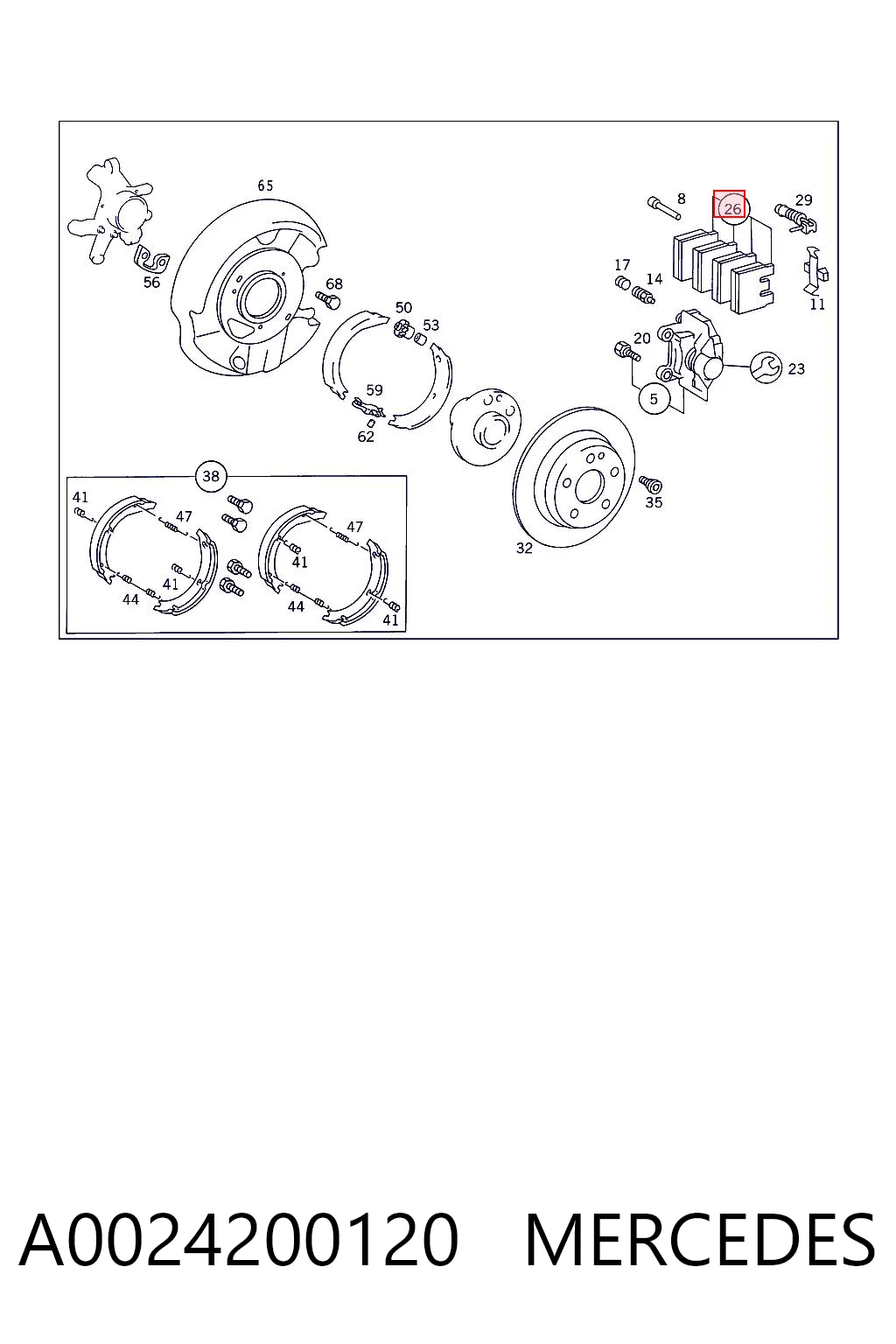 A0024200120 Mercedes