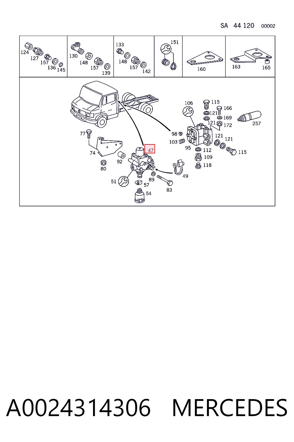 8124505 Iveco Регулятор тормозного момента гидравлических систем