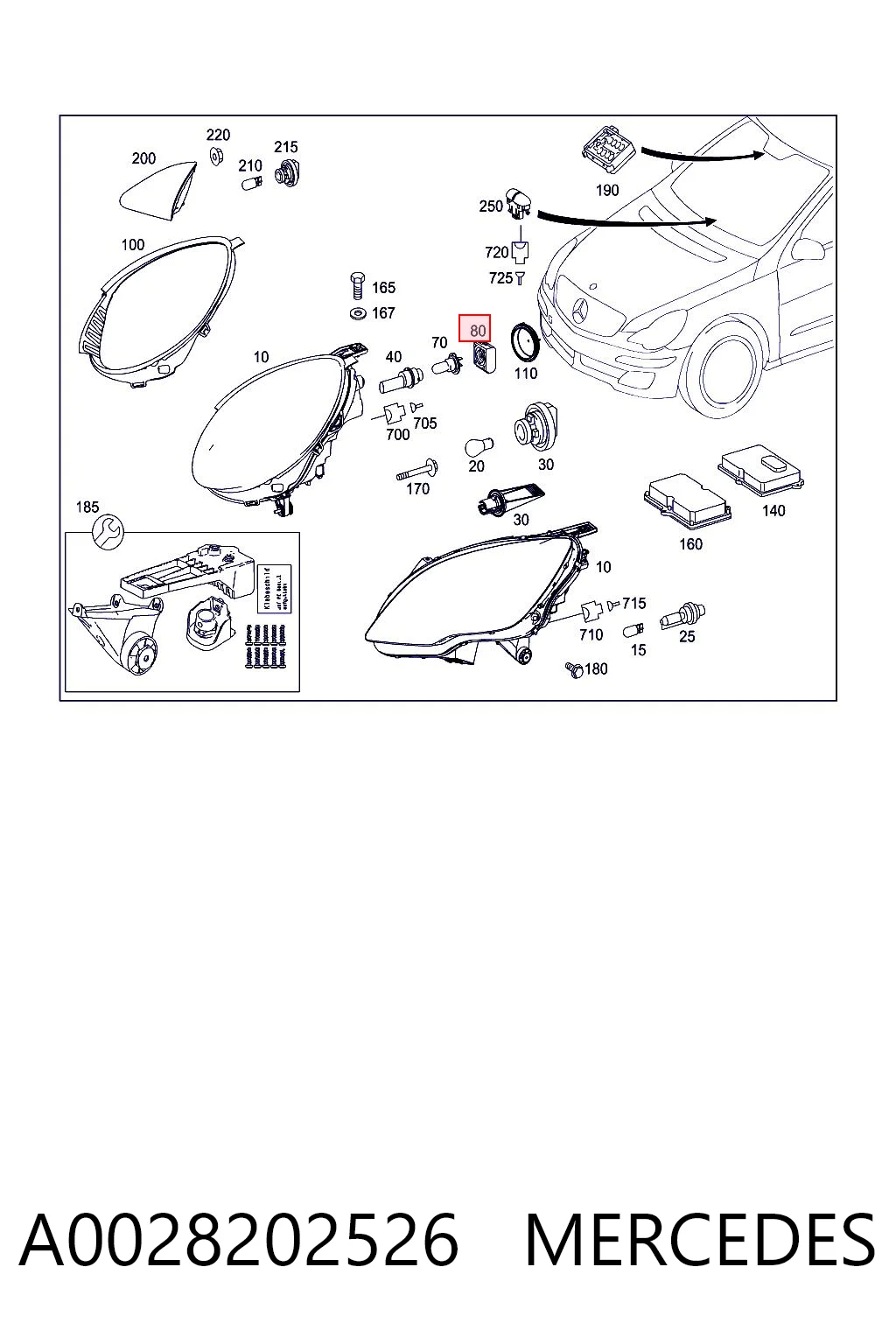 Блок розжига (ксенон) Mercedes GL внедорожник (X164) (2006 - 2012) цена, от 32.19 USD