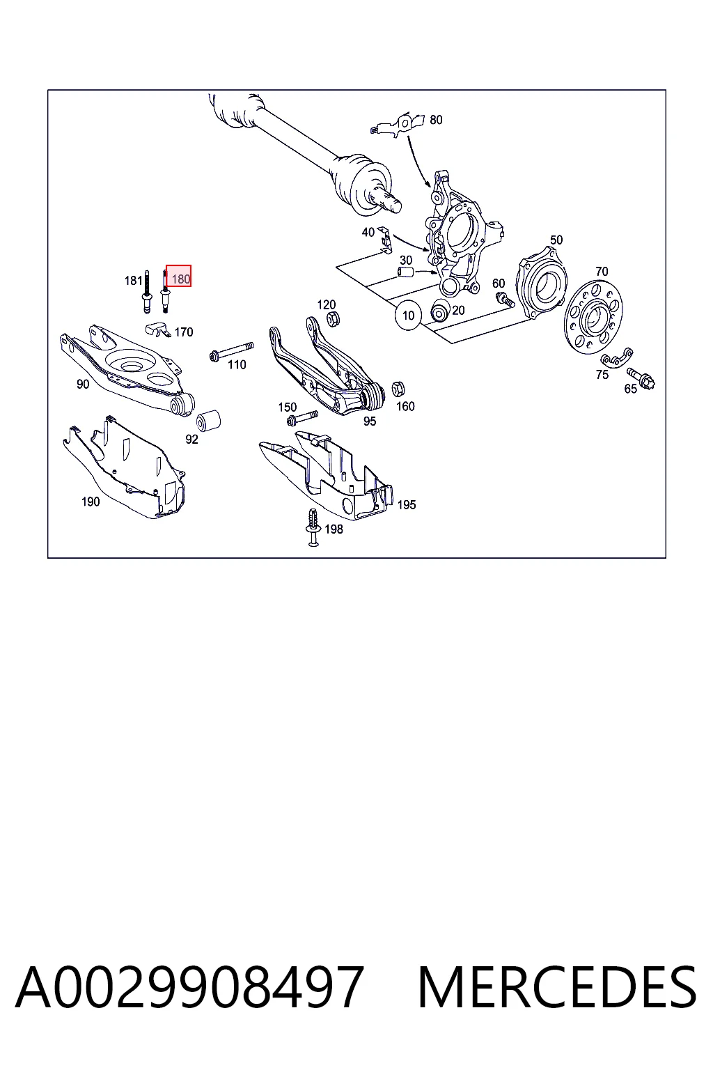 A0029908497 Mercedes