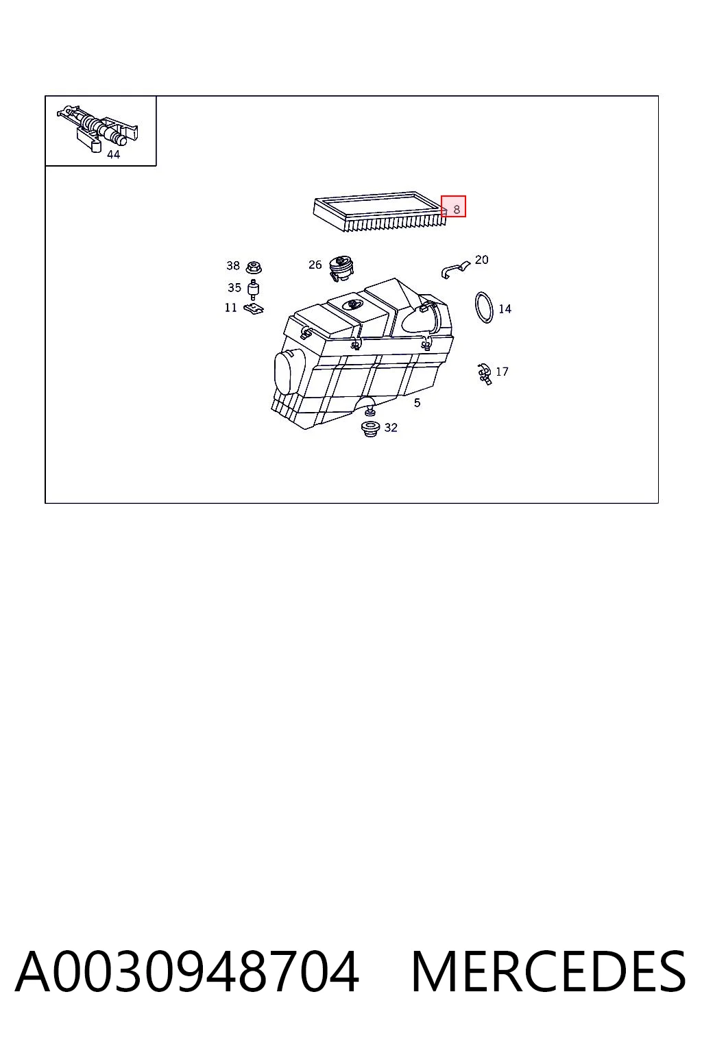 A0030948704 Mercedes
