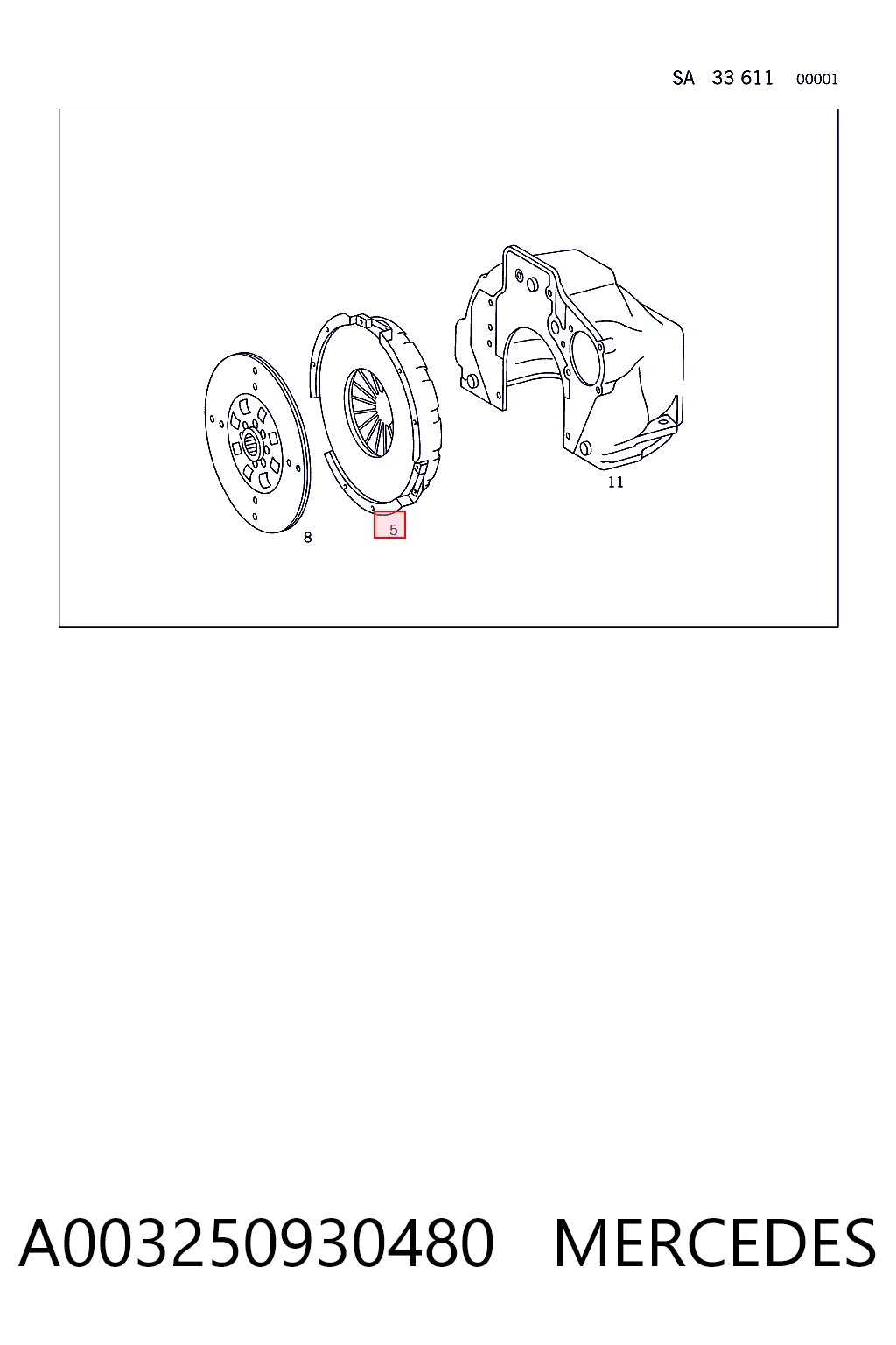 Лепестковая корзина сцепления Mercedes Benz Truck TRUCK T2/LN1 автобус (667, 668, 669, 670) (1986 - 1994) цена, от 194.97 USD