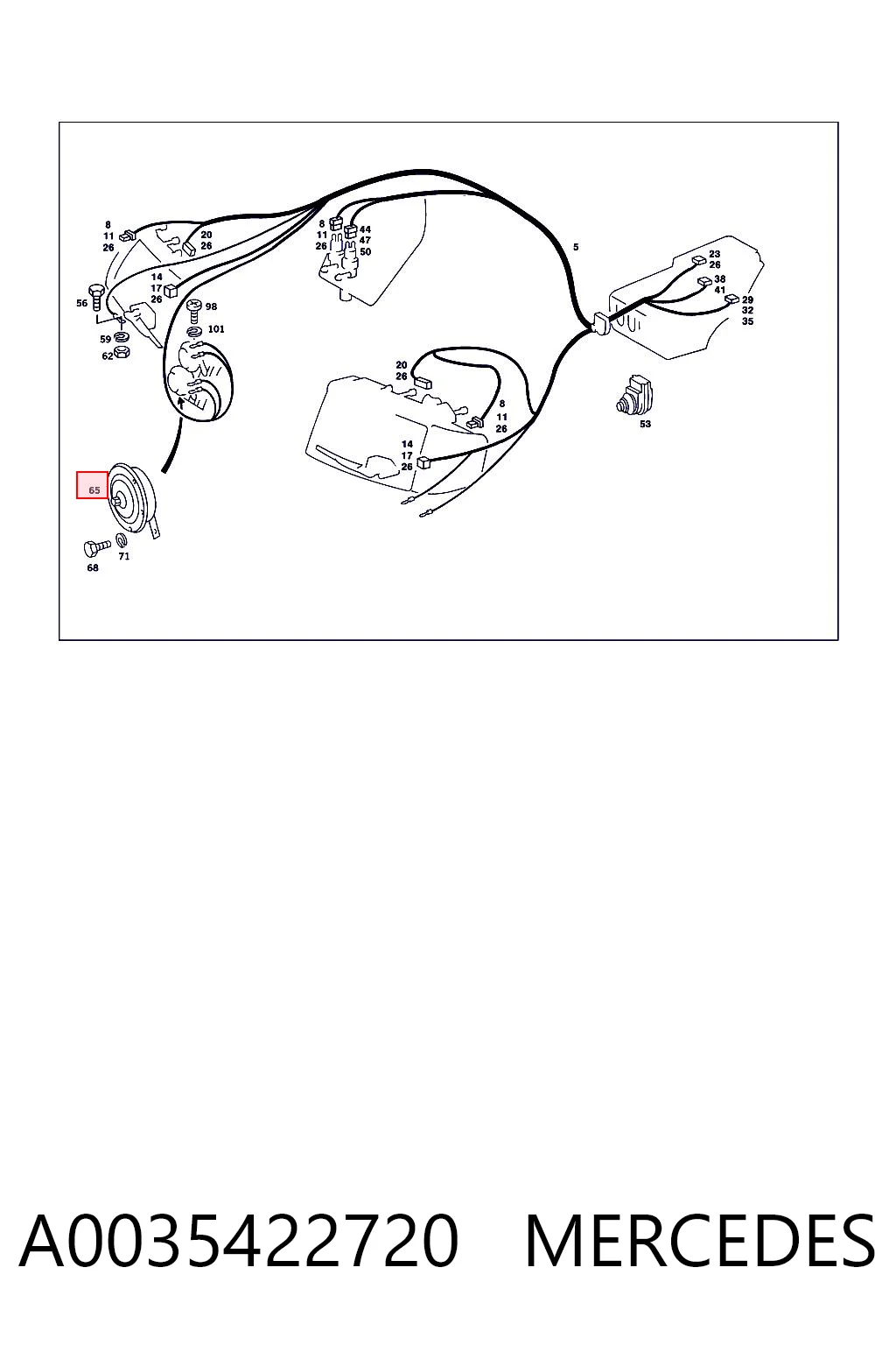 Автомобильный клаксон VAG A9065420020 цена, от 6.40 USD