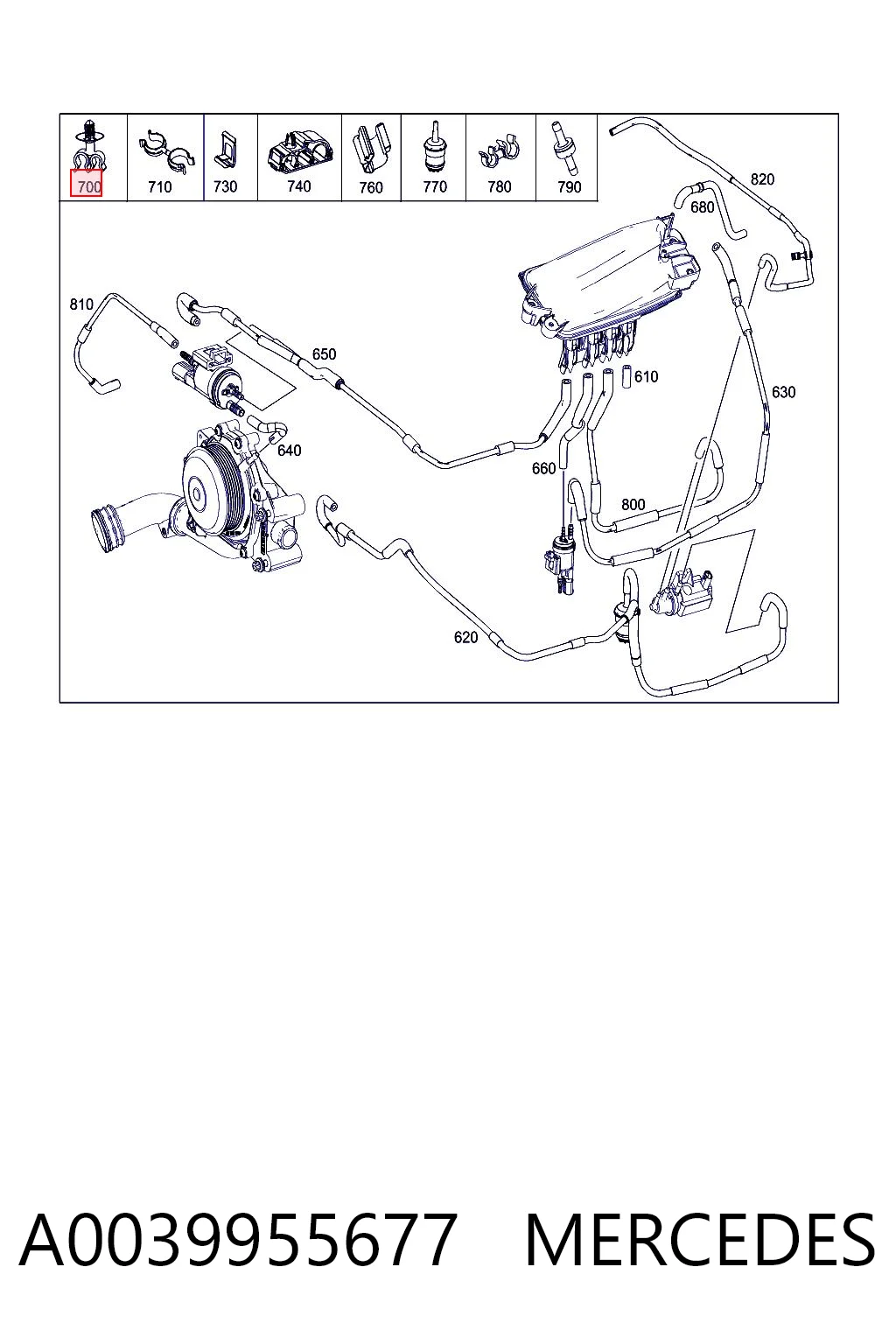 A0039955677 Mercedes