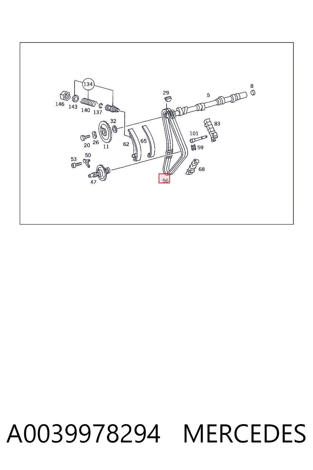 A0039978294 Mercedes