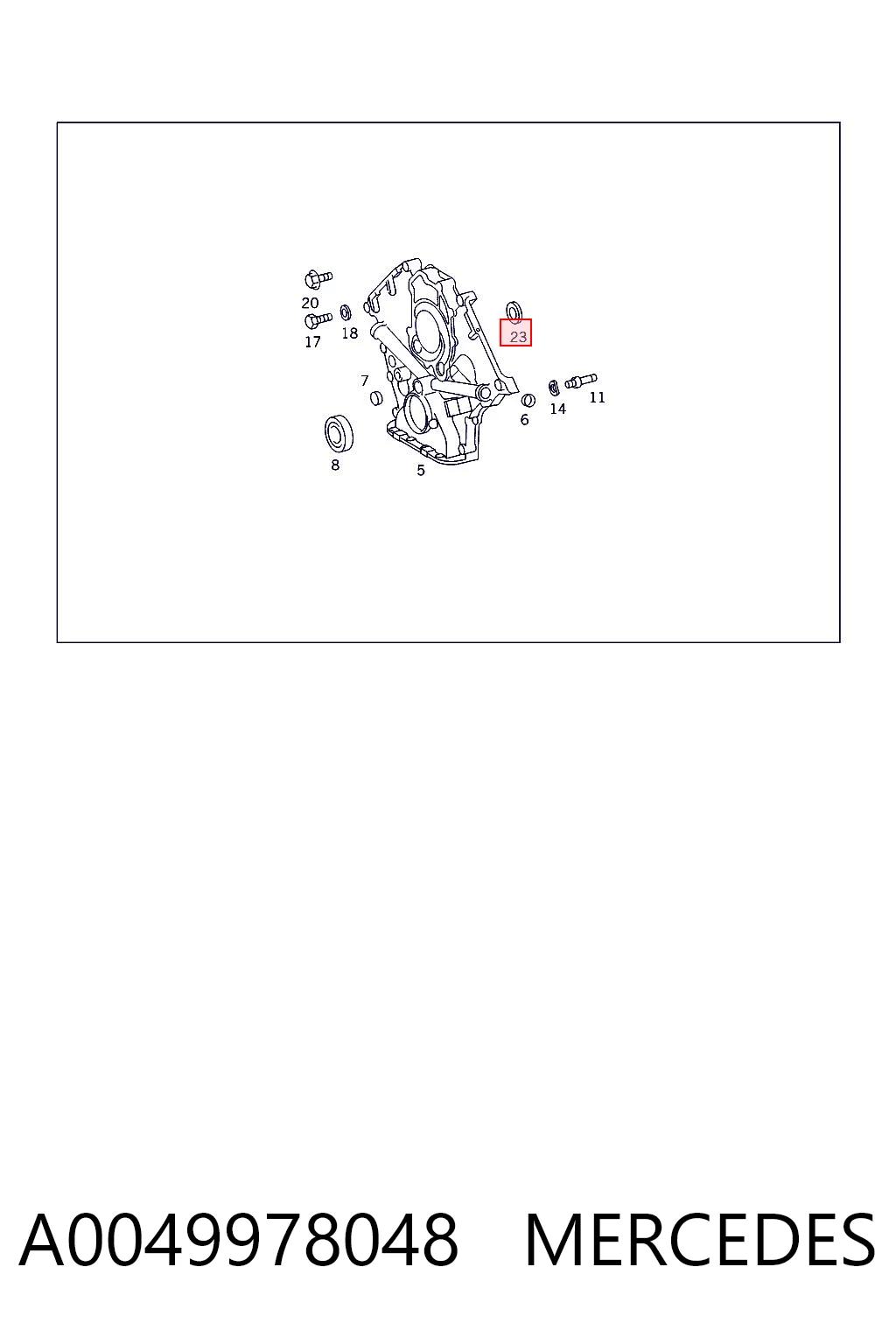 A0049978048 Mercedes