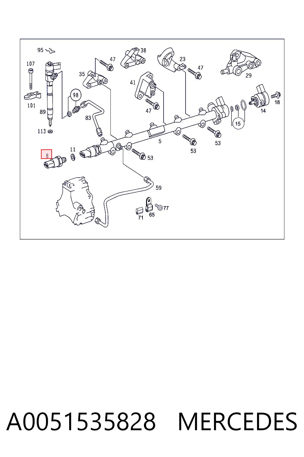 Купить 281002700 Bosch Датчик давления топлива