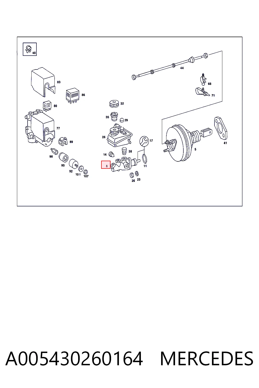 A005430260164 Mercedes