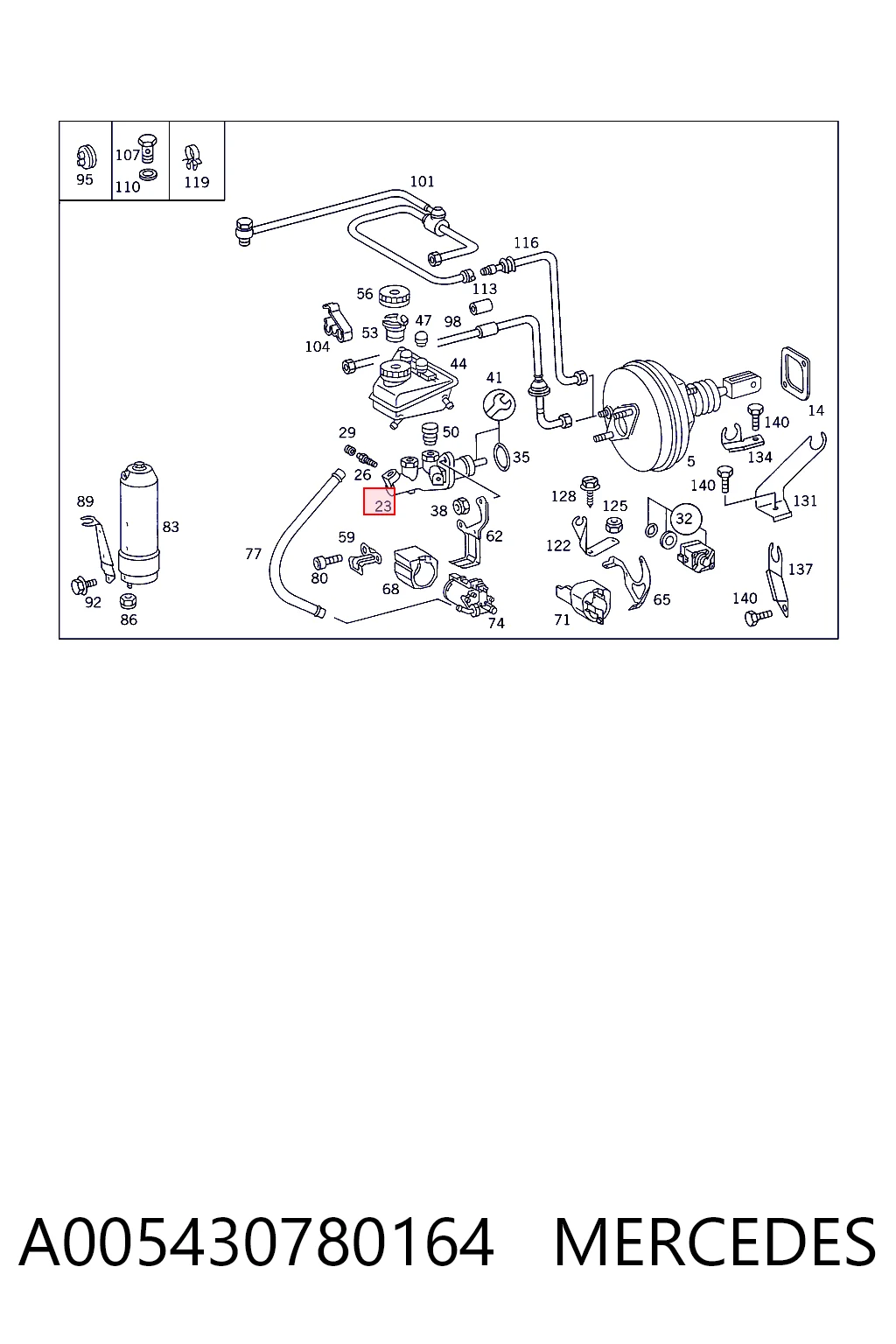 A005430780164 Mercedes
