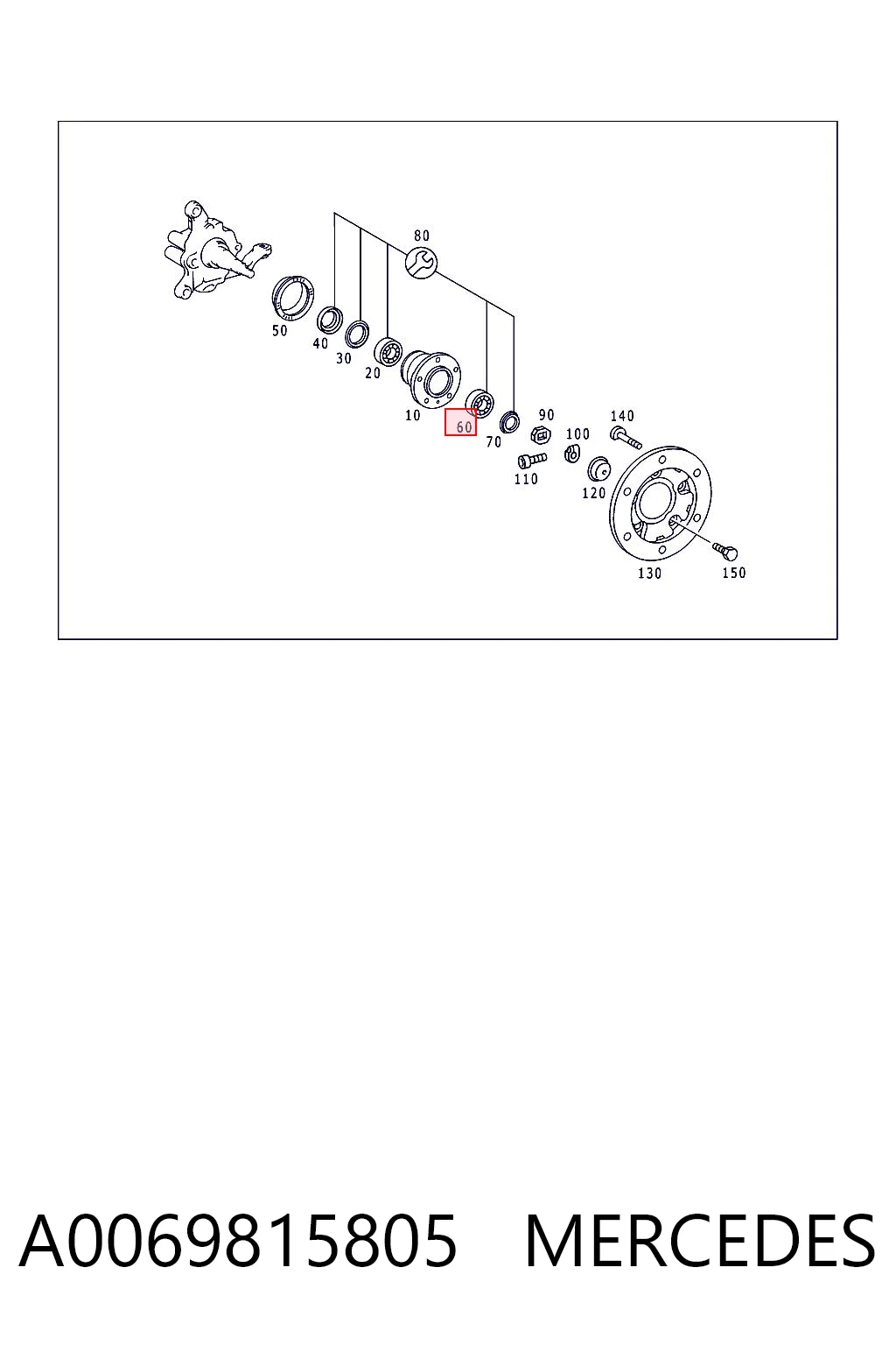 Подшипник ступицы колеса Renault (RVI) 5010136758 цена, от 15.77 USD