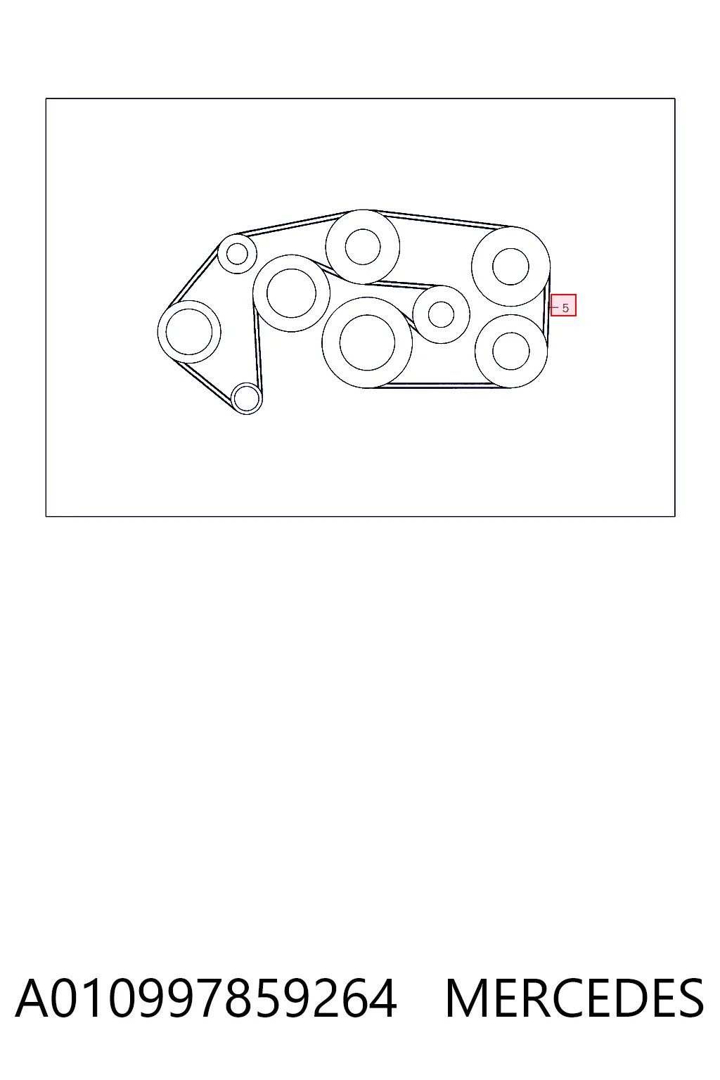 Ремень генератора L114293 John Deere
